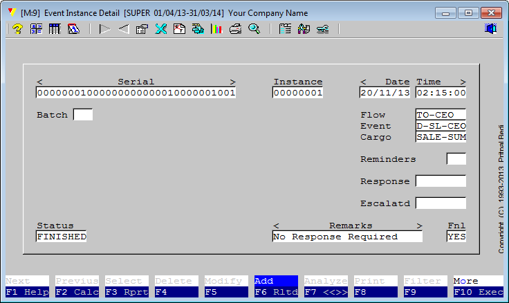 Here is the view of above event fired by the VouchEventizer. Note that the records in this table cannot be deleted, modified at any point of time. This is a VIEW only table. Here is the view of above event fired by the VouchEventizer. Note that the records in this table cannot be deleted, modified at any point of time. This is a VIEW only table.