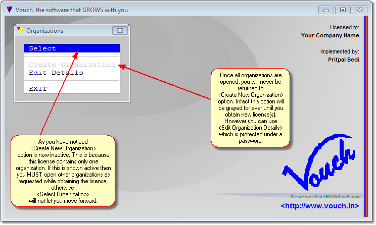 About to Select Organization About to Select Organization